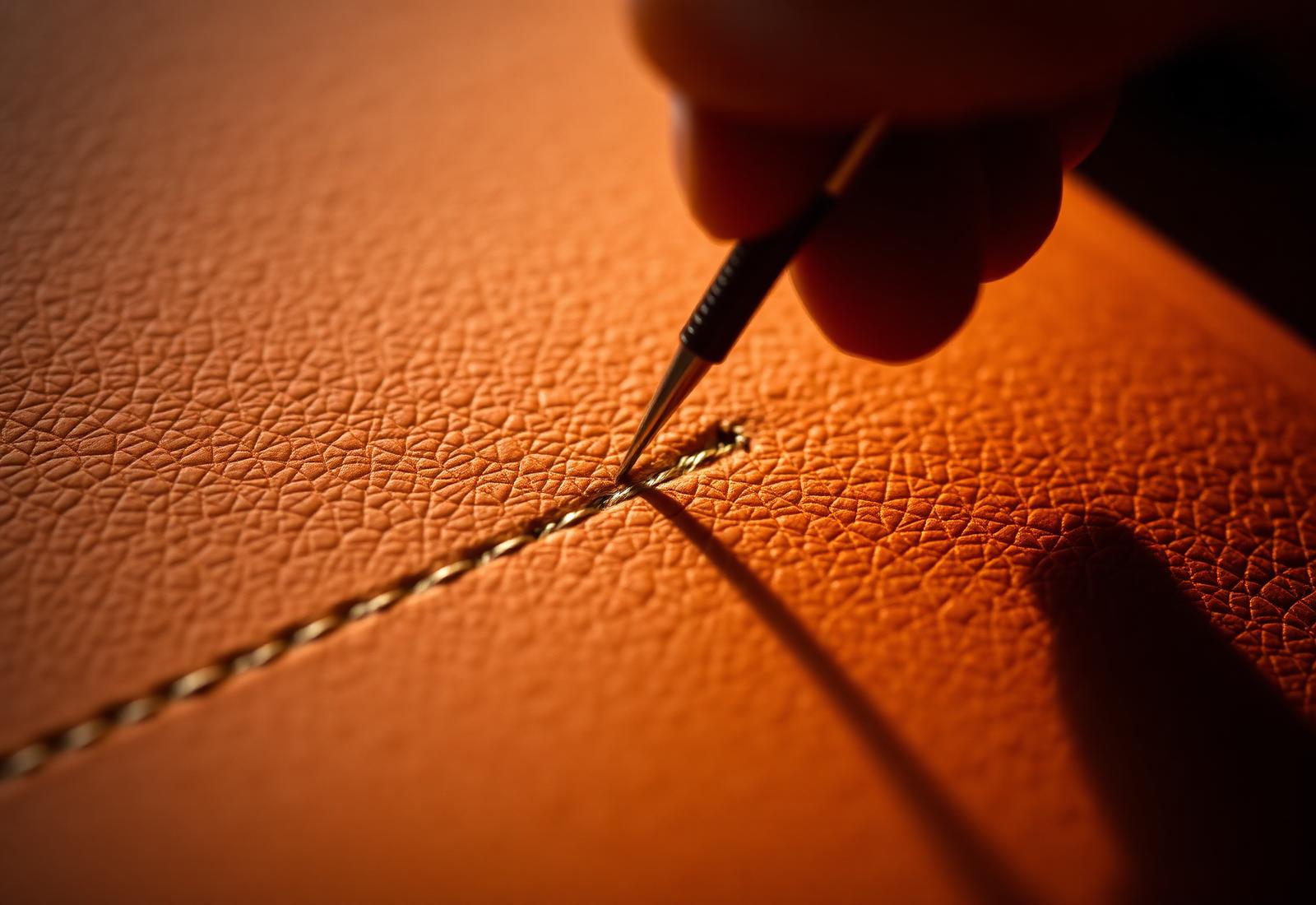 Hand stitching